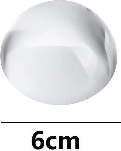 Kristall Glas Halbkugel Briefbeschwerer als transparente Heimdeko und Lupe in verschiedenen Größen - Bild 1