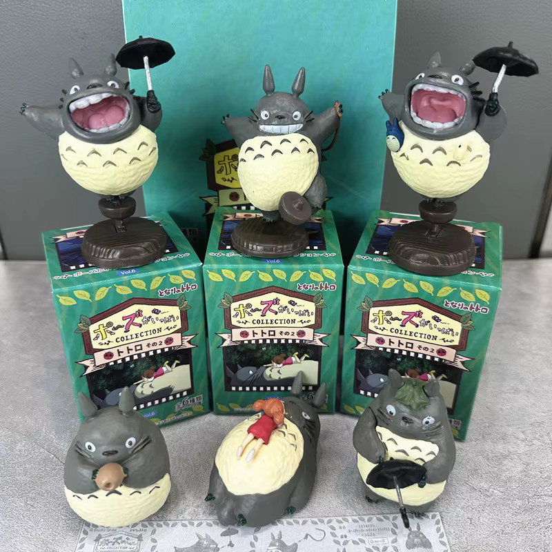 Banpresto Drachen Katze Regenschirm Szene, Blind Box Puppe, Desktop Ornament - Bild 3
