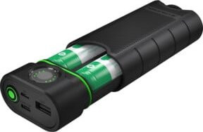 Ledlenser Powerbank 502127 in Schwarz mit Kunststoffgehäuse und IP65 Schutz, B/T/H: 120 x 54 x 29 mm - Bild 1