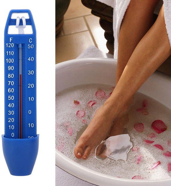 Schwimmendes Thermometer mfySpace in Blau für Pool, Schwimmbad, Spa und Badewanne - Bild 1