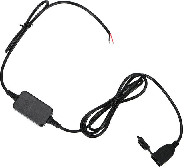 Motorrad USB Ladegerät mit USB-C Anschluss, DC 5V 2A Netzteil Adapter für Lenker, Schwarz - Bild 1