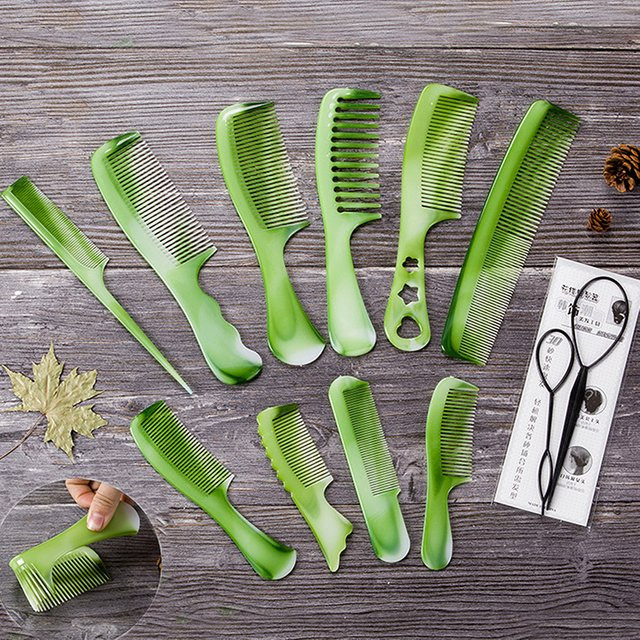 JETTING Haarkamm-Set, 10-teilig, Grün, Unisex - Bild 1
