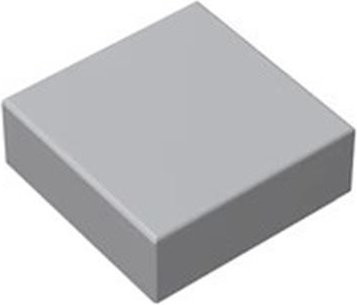 JIAJIALE MOC Bausteine 3070 1x1 Steine Flache Kachel Glatt, 600-teiliges Set, ab 14 Jahren - Bild 1
