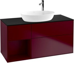 V&B Waschtischunterschrank Finion mit Wandbeleuchtung, Breite: 120 cm, Höhe: 50,1 cm, Tiefe: 50,1 cm - Bild 1