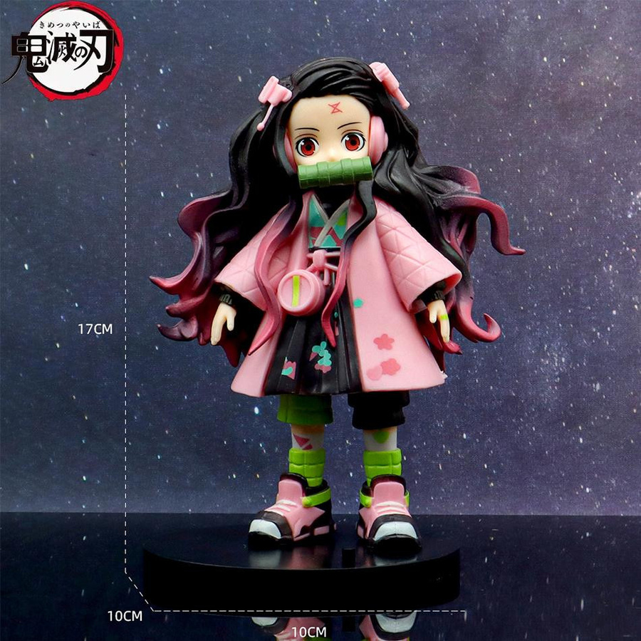 Fashnics Demon Slayer Kamado Tanjirou Nezuko Actionfigur PVC ab 3-6 Jahren - Bild 2