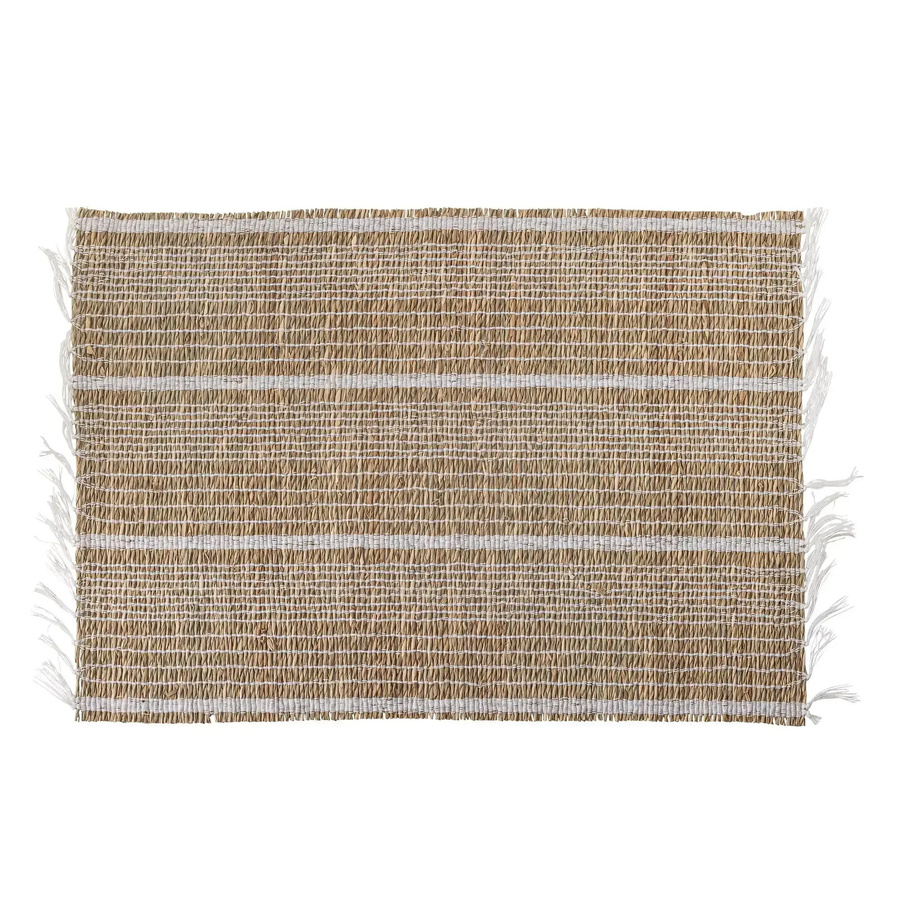 Bloomingville Platzset-Set Vidan aus Seegras in Beige, 4 Stück - Bild 1