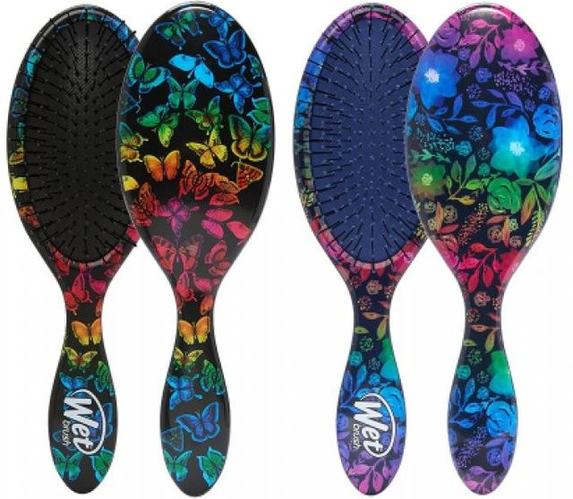 WetBrush Original Detangler Haarbürste, floral, für strapaziertes Haar - Bild 1