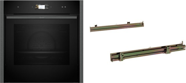 Neff Elektro-Einbaubackofen mit Dampfgarer und Smart Home Integration, Farbe Silber/Schwarz, 71 l Volumen - Bild 1