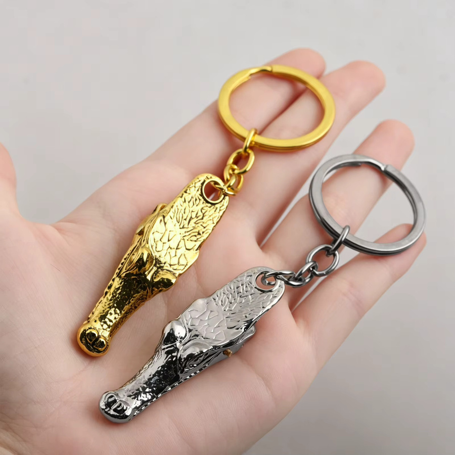 Kreativer Krokodil-Buchclip aus Metall von SONGCHANGJEWELRY als Tier-Seitenmarkierer und Alligator-Halter für den Bürobedarf - Bild 2