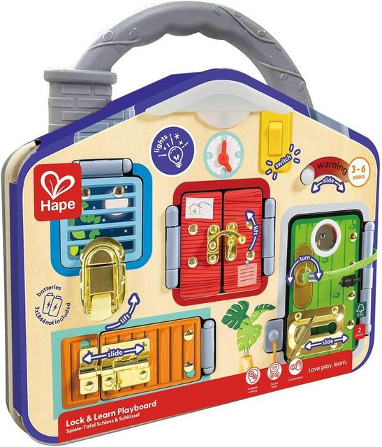 Hape Spiele-Tafel Schloss & Schlüssel, ab 3 Jahre - Bild 2