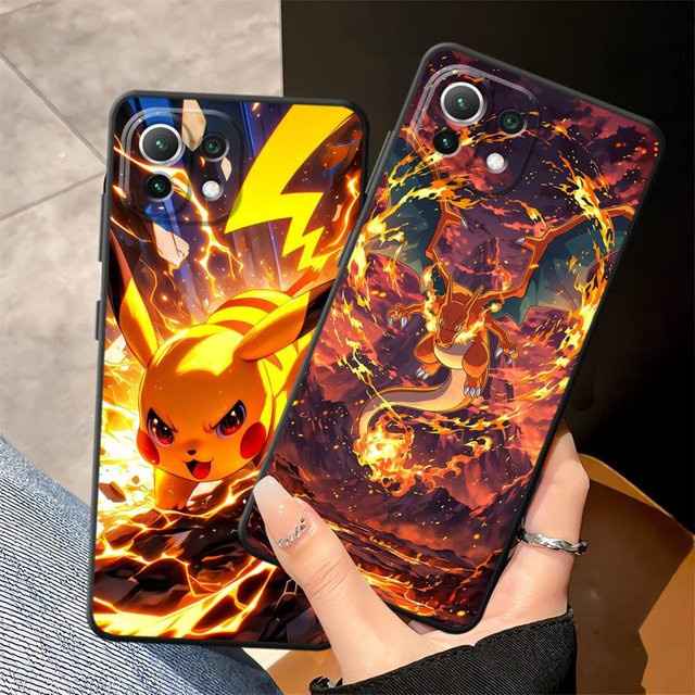 Funda Handyhülle mit Pikachu Pokemon Design für Xiaomi Mi 11T 12T Pro 15 Pro 12X 13 Lite 12 14 10T 11 in Multicolour - Bild 1