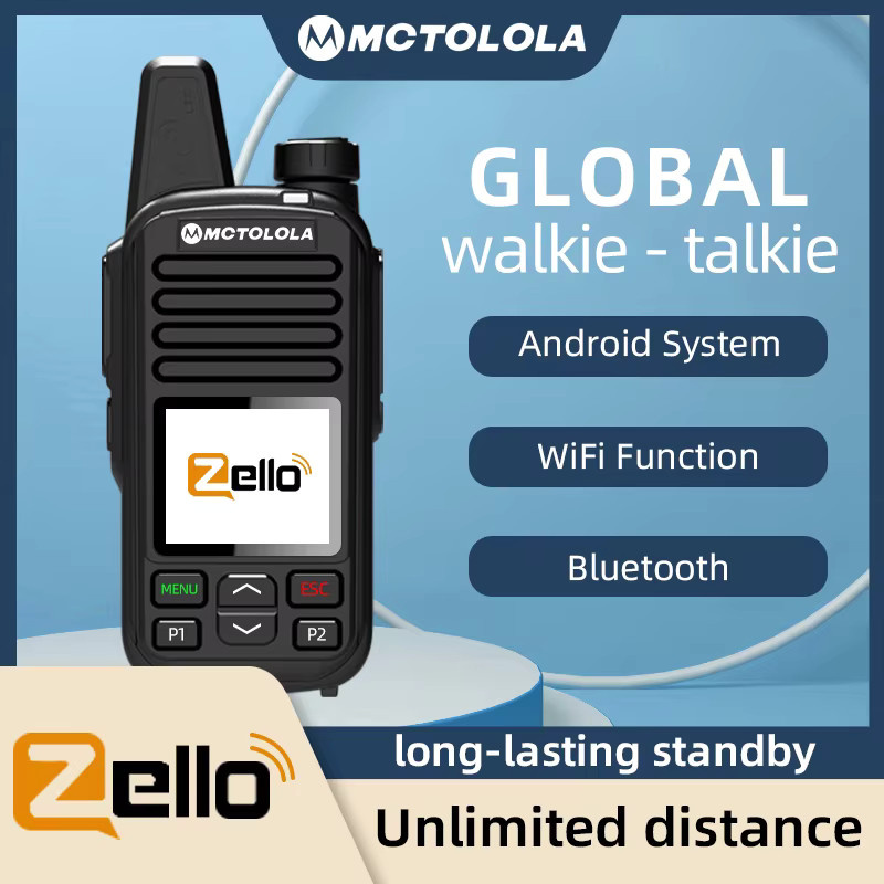 Motorola 4G LTE Android Zello Walkie-Talkie mit WLAN und Bluetooth in Schwarz - Bild 3