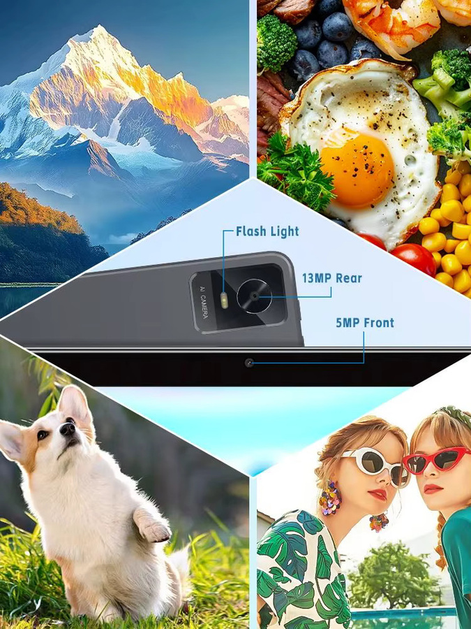 Paitanry Android 15 Tablet 10,1 Zoll in Schwarz mit Octa-Core-Prozessor, 12 GB RAM, 128 GB Speicher, 6000-mAh-Akku und Dual-Kamera (5 MP + 13 MP) - Bild 5