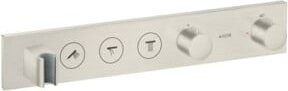 Hansgrohe Axor Select UP-Thermostat Fertigmontageset für 3 Wasseranschlüsse in Edelstahl-Optik - Bild 1