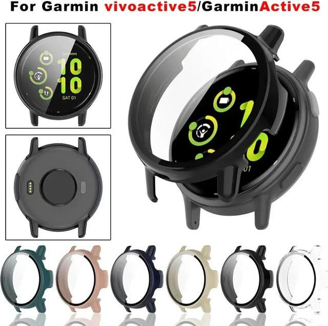 Schutzhülle für Garmin Vivoactive 5, PC-Gehäuse, Schwarz - Bild 1
