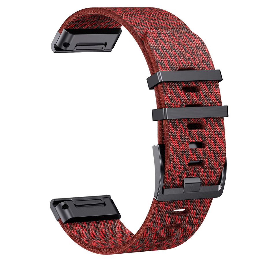 Garmin Uhrenarmband Nylon, 22 26 mm, Schwarz, Unisex - Bild 3