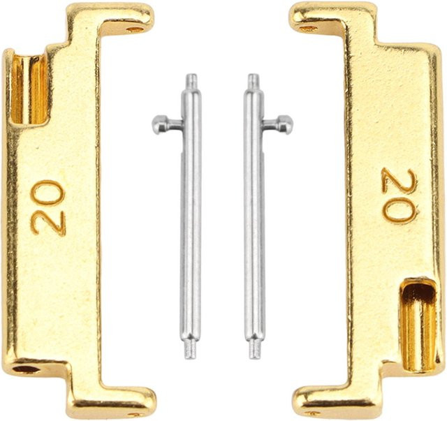 GoolRC Uhrenarmband Adapter, 20 auf 22mm, Gold, Herren - Bild 1