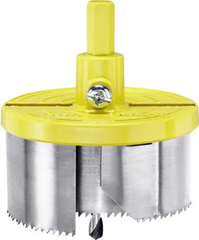 Kwb Lochsäge Set 5-teilig aus Stahl in Gelb mit Durchmessern 28 mm, 35 mm, 50 mm, 68 mm und 75 mm - Bild 2