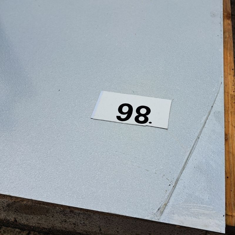 Aluzink Flachblech von Friedrich von Lien AG in Silber, Länge: 3,00 m - Bild 1