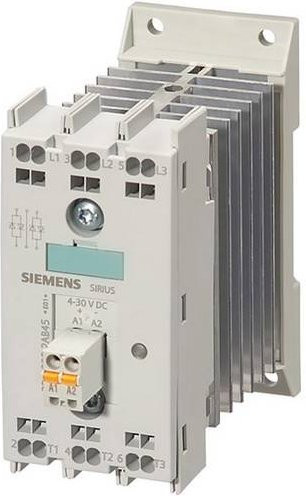 Siemens Halbleiterschütz 3RF2410-2AC45 Nullspannungsschaltend, 3 Schließer, 10.5A, Grau - Bild 1