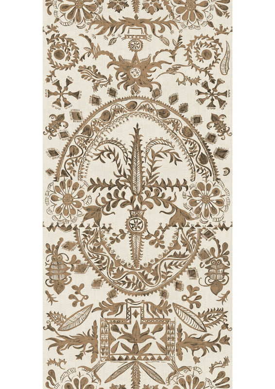 Lewis & Wood Tapete Womad Lg 100 in Henna mit floralem und botanischem Design, Breite: 134 cm - Bild 2