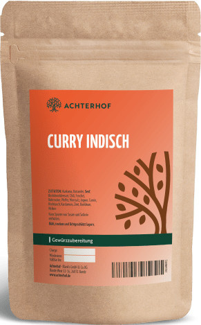 Achterhof Curry Indisch Gewürzzubereitung gemahlen scharf 500 g - Bild 1