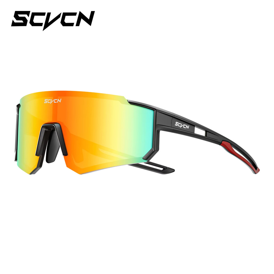 SCVCN Sportsonnenbrille, Vollrand, Kunststoff, Multicolor, Unisex - Bild 2