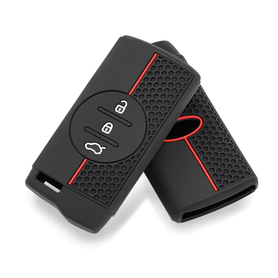 Silikon Schlüsselhülle für Chery Tiggo 7 Pro, 8 Pro, Exeed Tiggo 2, 3x, Arrizo 5 Pro, GX 5X, EQ7 in Schwarz - Bild 3