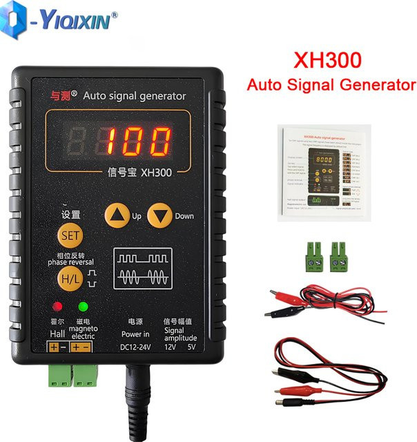YIQIXIN XH300 Auto Signal Generator Kurbelwelle Position Sensor Simulator mit 2Hz bis 8KHz Ausgang in Schwarz - Bild 1