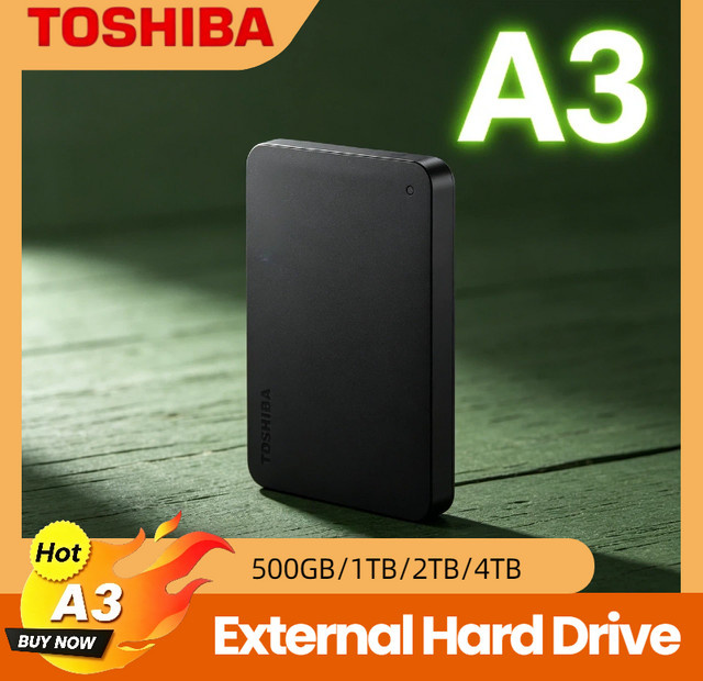 Toshiba Canvio Basics Externe Festplatte USB 3.0 2.5 Zoll HDD Schwarz - Bild 1