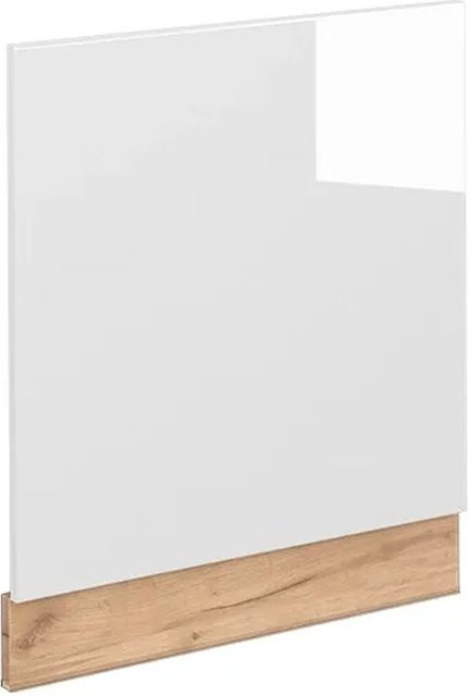 Vicco Geschirrspülerblende Fame-Line Küchenschrank in Weiß Hochglanz und Eiche, Breite: 60 cm - Bild 2