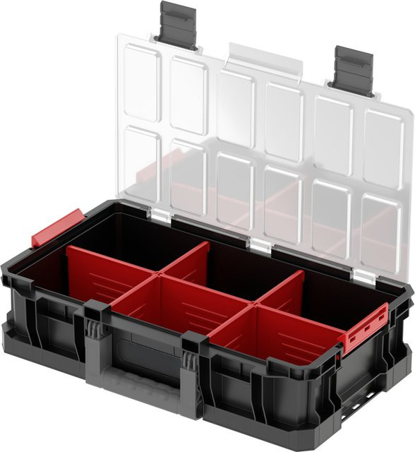 QBRICK SYSTEM Organizer QS Two Organizer FLEX 100 Plus in Schwarz und Rot - Bild 1