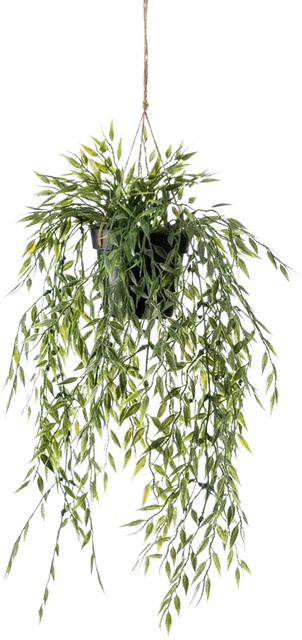 Künstlicher Hänge-Bambus Kiana von Aplanta, Grün, Höhe: 50 cm - Bild 1