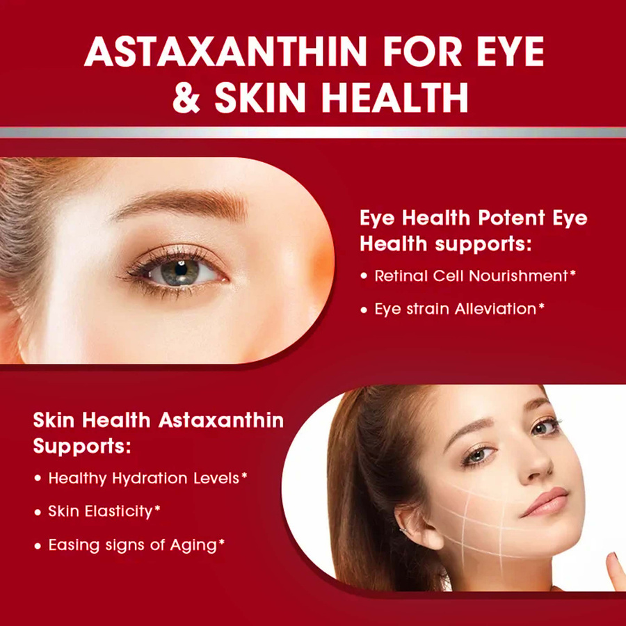 Pslalae Astaxanthin 24mg, 120 Kapseln, Unisex - Bild 6