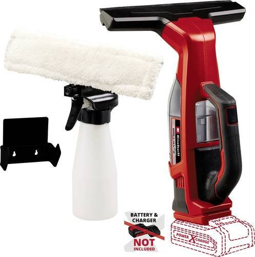 Einhell Akku-Fensterreiniger Brillianto Power X-Change in Rot und Schwarz - Bild 2