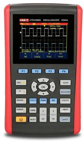 Uni-T UTD1050DL Digital-Oszilloskop mit 50MHz, 250 MSa/s, 12 kpts und 8 Bit sowie Multimeter-Funktionen in Multicolor - Bild 1