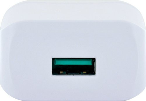 Schwaiger USB Ladeadapter 230V mit Quick Charge 3.0 in Weiß/Grau - Bild 1