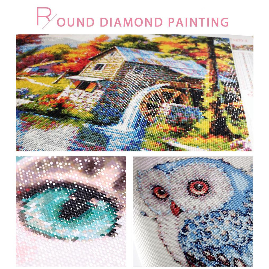 FIYO Diamond Painting Weihnachtsbären DIY Diamant-Stickerei Set mit Strass-Mosaik B/H: 20 x 30 cm - Bild 2