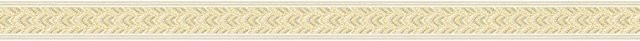 A.S. Creation selbstklebende Bordüre mit Barockmuster in Gold-Weiß, B/H/T: 4 x 500 x 7 cm - Bild 1