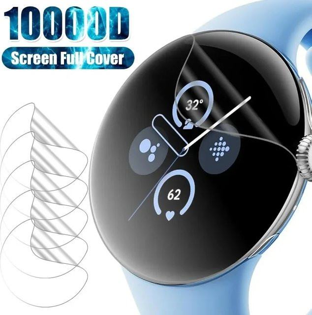 Google Smartwatch Schutzfolie für Pixel Uhr 2 LTE, 5 Stück, TPU - Bild 1