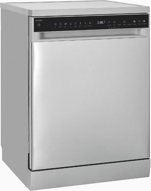 GSP9616-450B Geschirrspüler in Silber Edelstahl, freistehend mit Aquastop, B/T/H: 60,0 x 60,0 x 84,5 cm - Bild 1