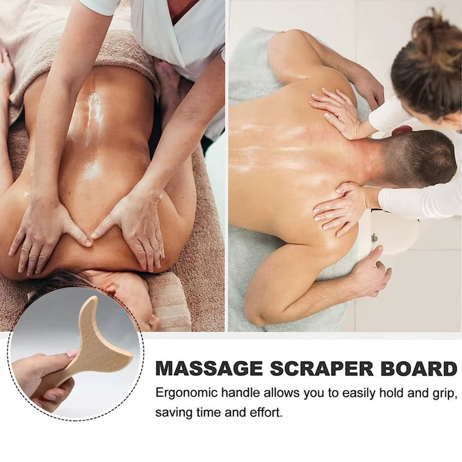 BOTQTOW Holz Massage Werkzeug für Maderotherapie und Lymphdrainage, Unisex - Bild 4