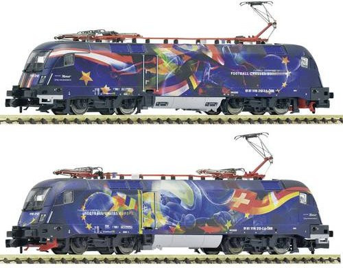 Fleischmann ÖBB Elektrolokomotive 1116 212-2 „Fußball vereint Europa“, 1:160 (Spur N) - Bild 1