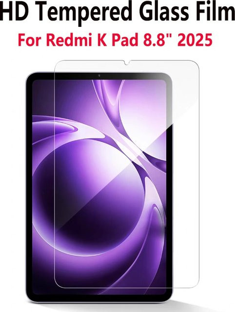 2er-Pack Displayschutzfolie aus gehärtetem Glas für Xiaomi Redmi K Pad 8,8 Zoll 2025, transparent, HD Anti-Scratch Schutzfolie - Bild 1