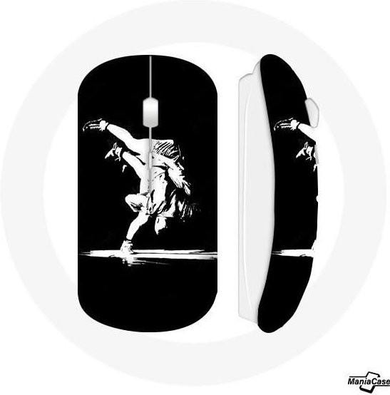 Sambo Sport Kabellose Maus in Schwarz mit WLAN und USB-Stick für Mac und PC - Bild 1