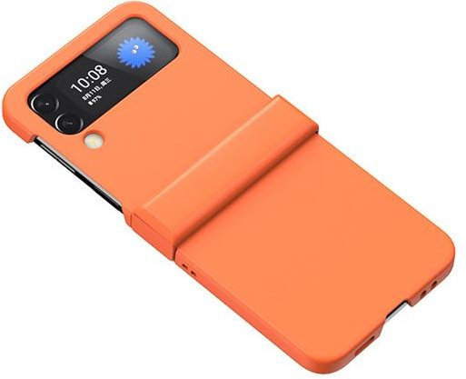 Silikon Schutzhülle im Macaron-Design für Samsung Galaxy Z Flip3 und Z Flip4 5G in Blau, Grün oder Orange - Bild 1