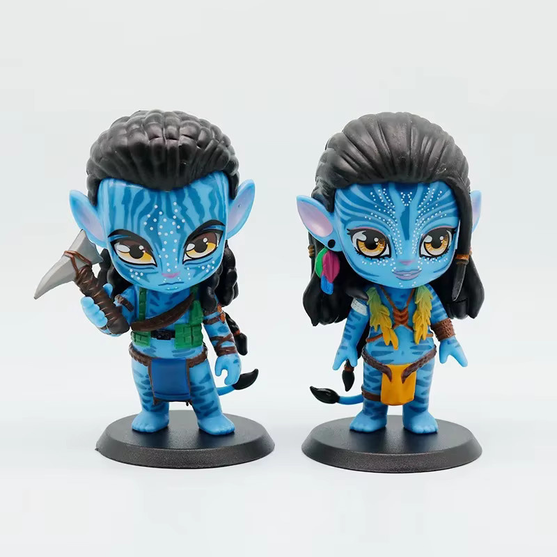 Bandai Avatar 2 Neytiri & Jake Sully PVC-Figur in Multicolor, handgefertigte Sammlerstatue für Fans, Höhe: 12 cm - Bild 2