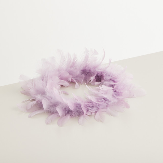 BLUME2000 Federkranz in Flieder für die Tischdekoration zur Osternzeit - Bild 1