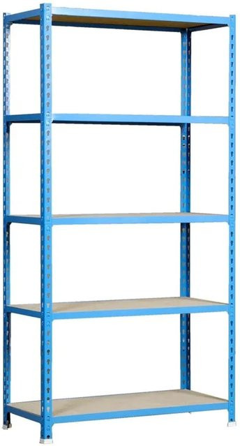 PROREGAL Schwerlastregal Big Muli in Blau mit 5 verstellbaren Fachböden, H x B x T: 200 x 120 x 50 cm - Bild 1