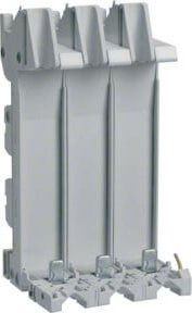Hager Sammelschienenadapter 3-polig für SLS-Schaltschränke, grau, HZT631 - Bild 1